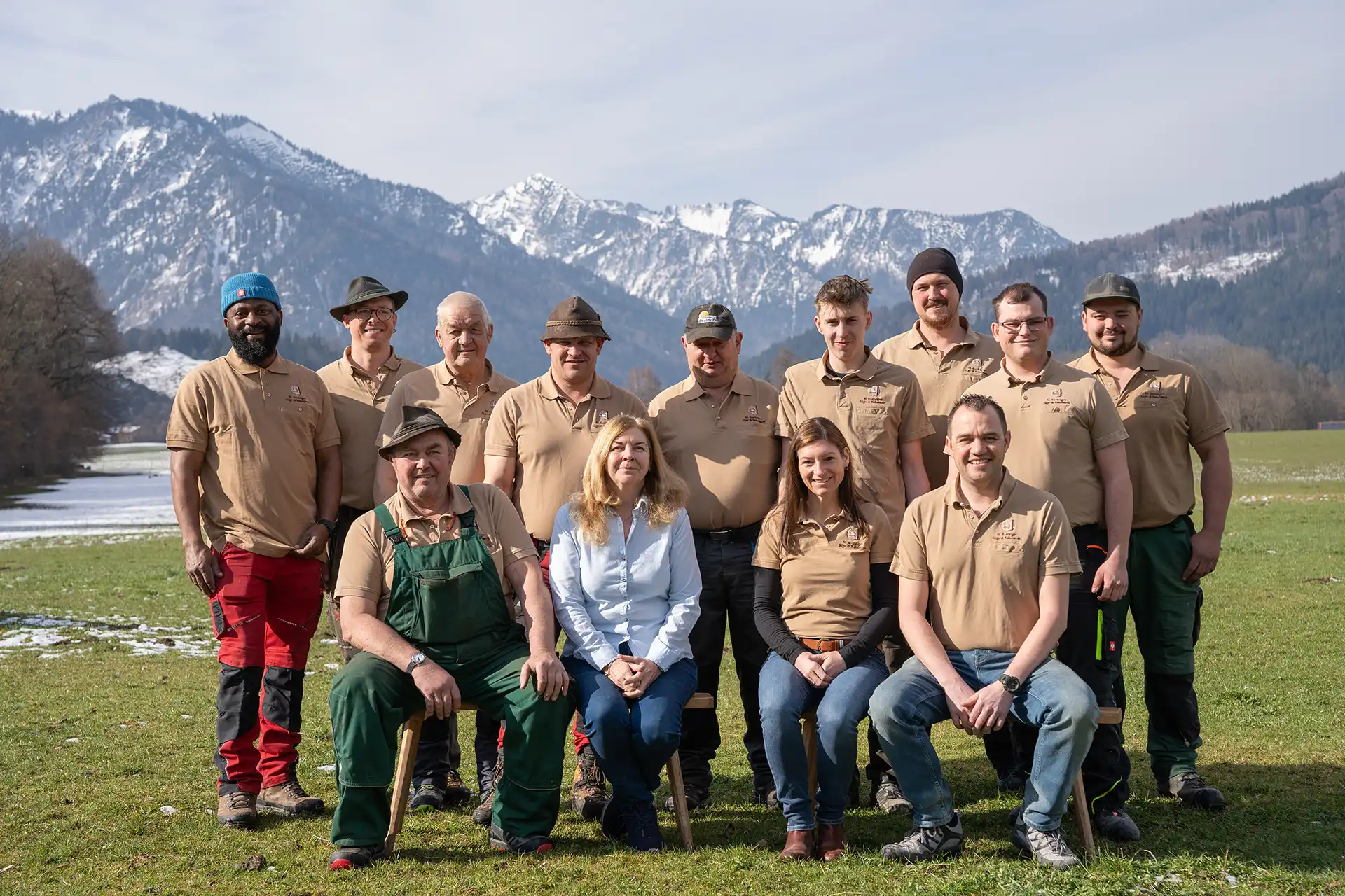 Das Team vom Sägewerk Gasteiger in Fischbachau